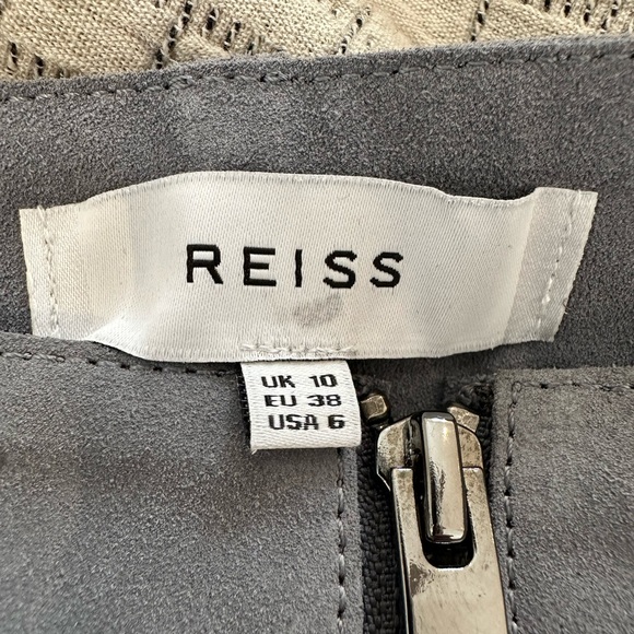 REISS Enya Suede Mini Skirt - Picture 14 of 16